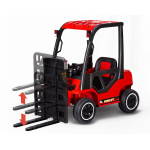 Elektrický vysokozdvižný vozík Forklift červeno-čierny